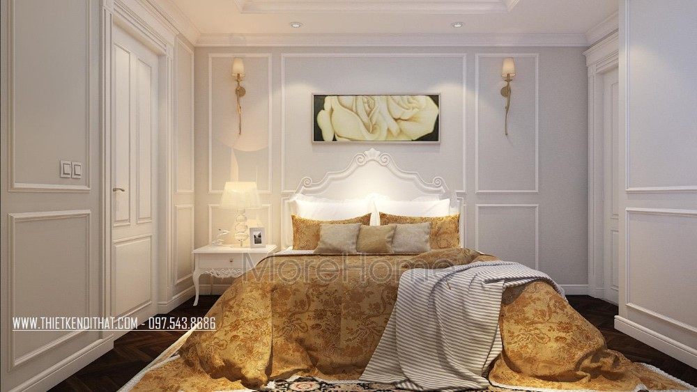 Thiết kế nội thất phòng ngủ chung cư Hei Tower